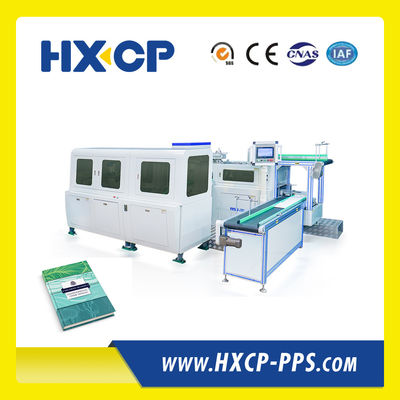 HX360 Notebook Softcover Hardcover Case PLC Core Components In-Machine Joint Forming New Condition Flat Post-Press Equipment for Bookbinding Production Η συσκευή αυτή χρησιμοποιείται επίσης για την κατασκευή συσκευών μετά την πρέσα.