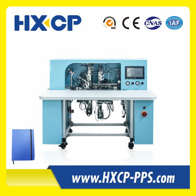 HX18B Semi Auto Notebook Ελαστική χορδή που εφαρμόζει υψηλής ταχύτητας απόδοση για ταχεία περιστροφή διαφημιστικών notebooks