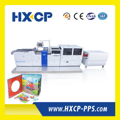 HX450C ακριβής PLC ελεγχόμενο σκληρό εξώφυλλο παιδικών βιβλίων μηχανή περιτύλιξης για ποιοτικά βιβλία