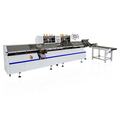 High Speed Book Block End Sheet Gluing Machine Cold Glue Auto Feeding Precise Pressing