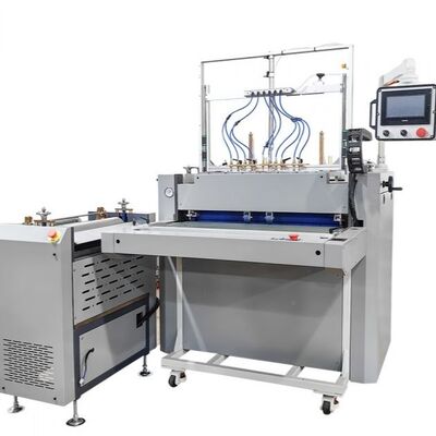 HXSCM Semi Auto Digital Hardcover Case Making Machine Ελάχιστη ρύθμιση ενός χειριστή Οικονομική παραγωγή βιβλιοθηκών Δαχτυλιδιών Φωτοαλμπήματα και φακέλους
