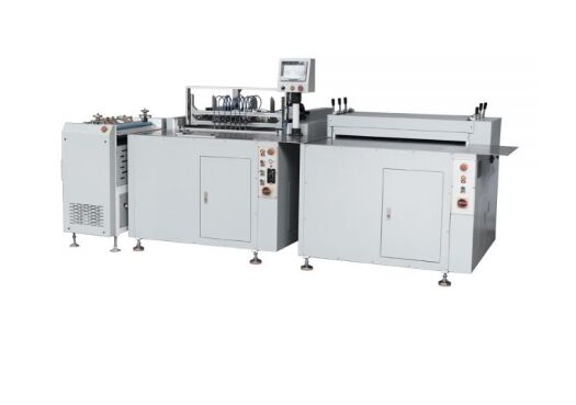 HXSCM Semi Auto Hardcover Case Making Machine εξοπλισμένη με ισχυρό mainframe για τις διαδικασίες κατασκευής σκληρής κάλυψης