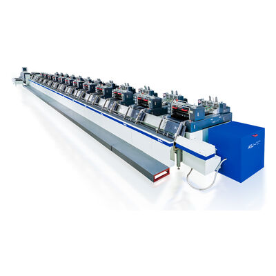 HX480 Board Book Shaped Page Mounting Επικόλληση Γραμμή Παραγωγής 12 Working Stations Inline Process
