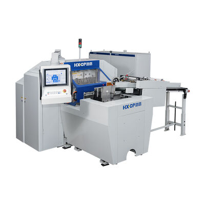 HX150DH Αυτοματοποιημένη Τρία Μαχαίρια Κόπτης 4200 ανά ώρα ανεξάρτητο ή σε γραμμή στάδιο στοίβασης τροφοδοσίας ροής