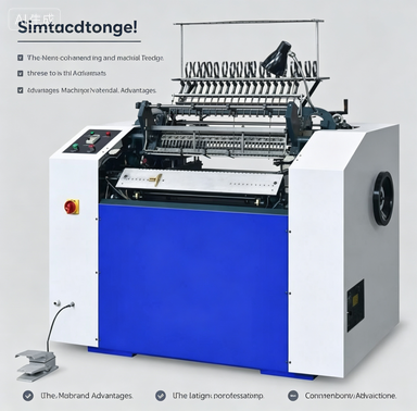 HXSS720 Semi Auto Sewing Machine for XL Photo Albums and Oversized Hardcover Books